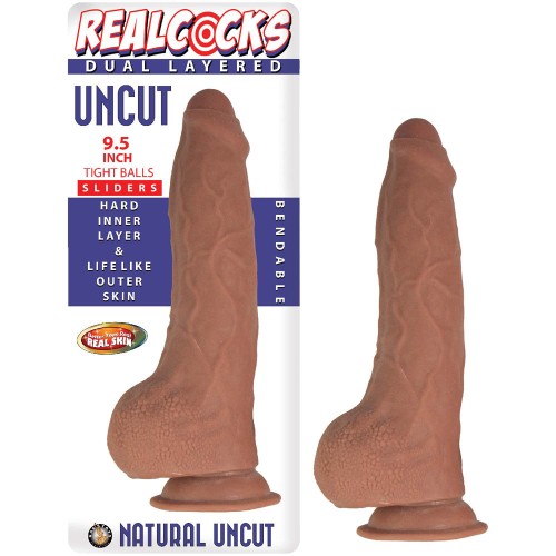 Realcocks Dual-Layered Uncut Penis for Realistic Pleasure