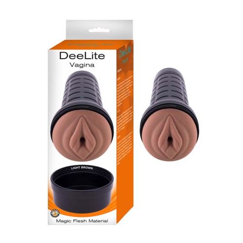 DeeLite Vagina Stroker Light Brown