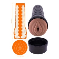 DeeLite Vagina Stroker Light Brown