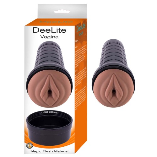 DeeLite Vagina Stroker Light Brown