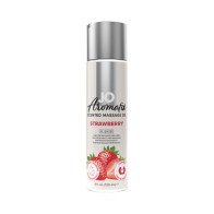 Aceite de Masaje Aromatix de Fresa JO para Delicias Sensuales 4 oz.