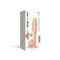 Dildo de Silicona de Densidad Doble Strap-On-Me con Piel Deslizante