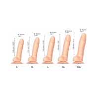 Dildo de Silicona de Densidad Doble Strap-On-Me con Piel Deslizante