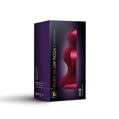 Rocks-Off Ruby Glow Vibrador Montura Rosa