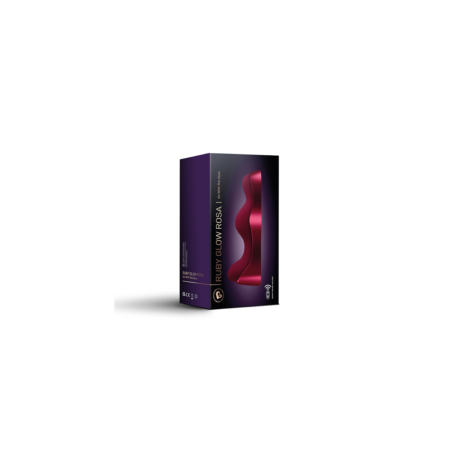 Rocks-Off Ruby Glow Vibrador Montura Rosa