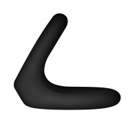 Forto F-22 Liquid Silicone Cock & Ball D-Ring Small Black