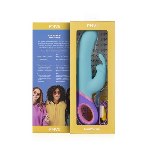 Vibrador Conejo PMV20 Meta Teal con Motores Poderosos