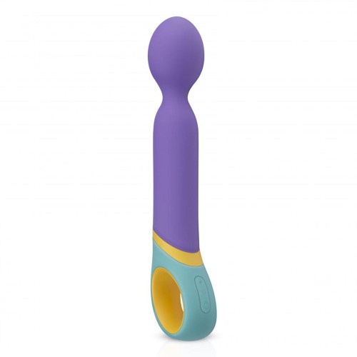 PMV20 Base Wand Vibrator Silicone Purple - Powerful Motor & Settings