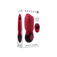 Gender X Body Kisses Red Suction Massager