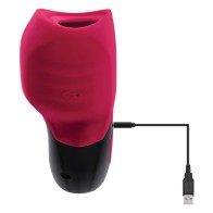 Gender X Body Kisses Red Suction Massager