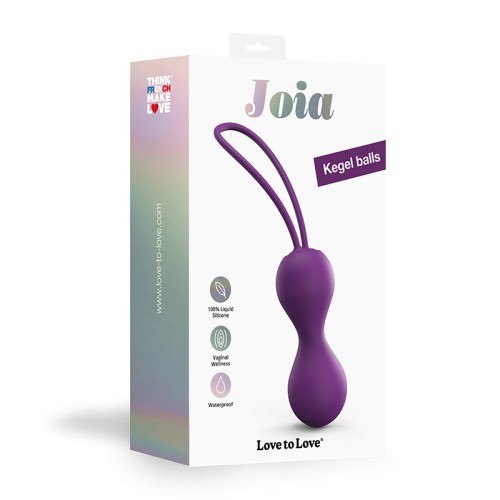 Bolas de Kegel de Silicona Love to Love Joia Purple Rain