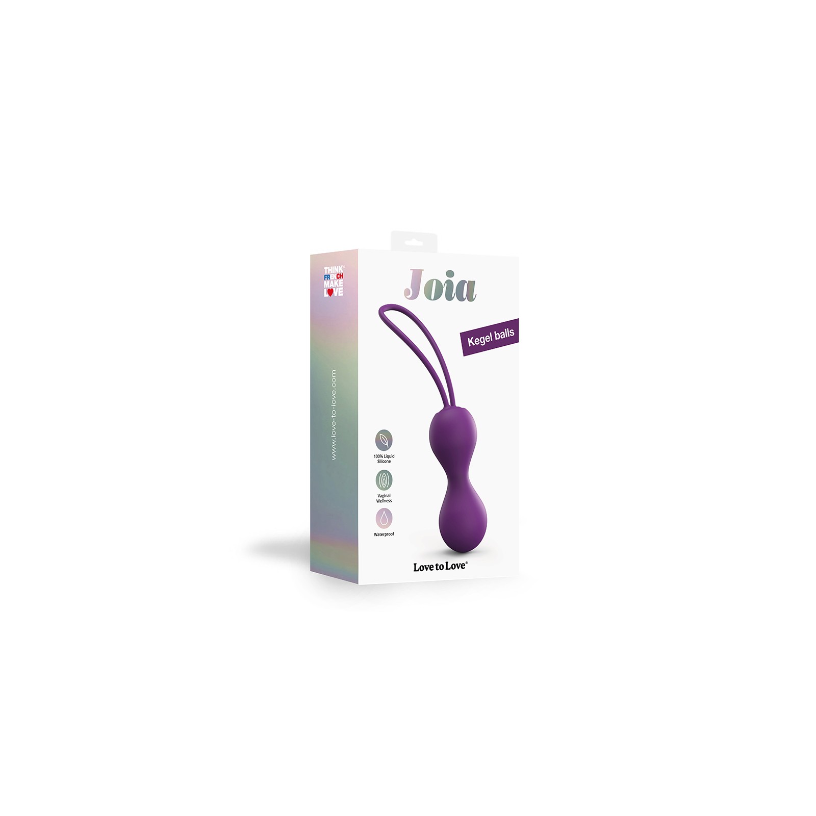 Love to Love Joia Silicone Kegel Balls Purple Rain