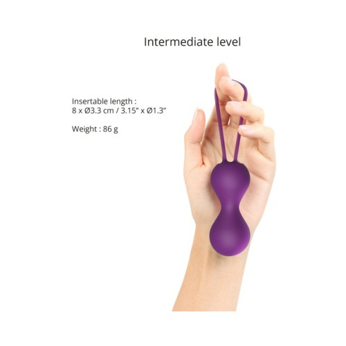 Love to Love Joia Silicone Kegel Balls Purple Rain