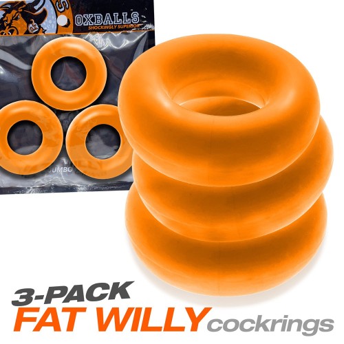 Oxballs Fat Willy Jumbo Cockring 3-Pack