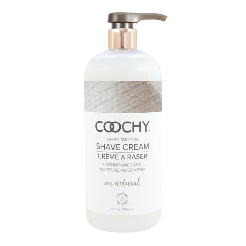 Coochy Au Natural Shave Cream 32 oz - Fragrance-Free