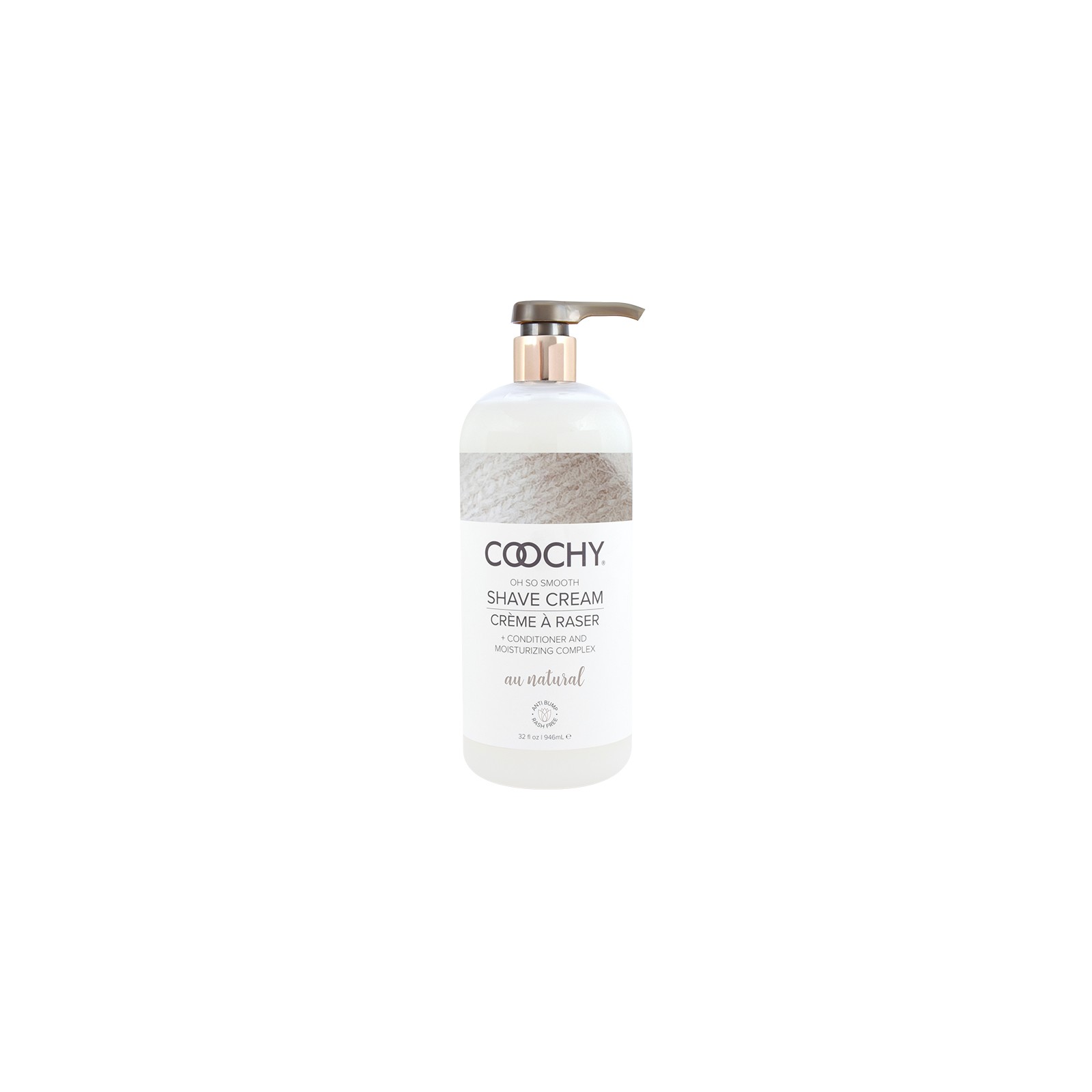 Coochy Au Natural Shave Cream 32 oz - Fragrance-Free