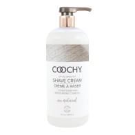 Crema de Afeitar Coochy Au Natural 32 oz - Sin Fragancia