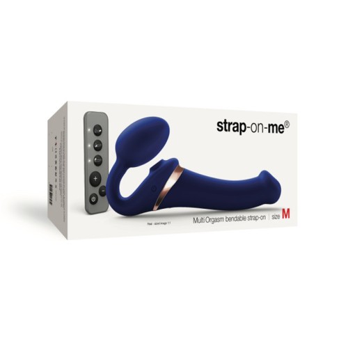 Strap-On-Me Rechargeable Multi Orgasm Strap-On Night Blue