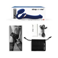 Strap-On-Me Rechargeable Multi Orgasm Strap-On Night Blue