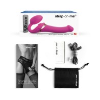 Strap-On-Me Strap-On Recargable Fucsia XL Multi Orgasm