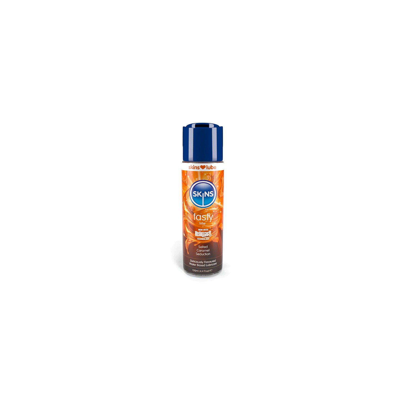 Lubricante a Base de Agua Skins Caramelo Salado 4.4 oz - Disfruta del Sabor