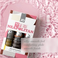 JO Neapolitan Flavored Water-Based Lubricant 3-Pack