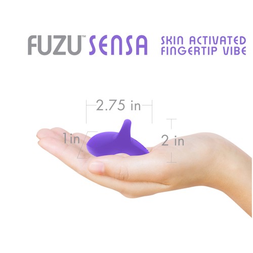 Fuzu Sensa Rechargeable Skin-Activated Finger Vibe Purple