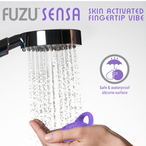 Fuzu Sensa Rechargeable Skin-Activated Finger Vibe Purple