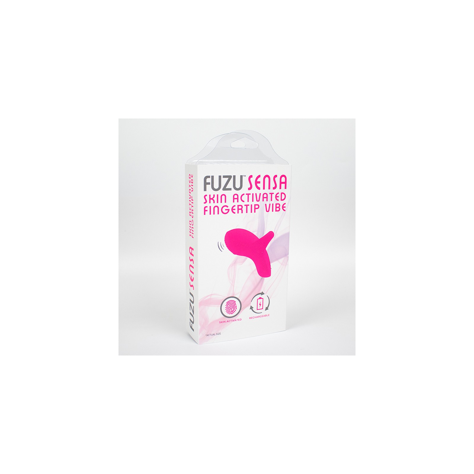 Fuzu Sensa Rechargeable Skin-Activated Fingertip Vibe Pink