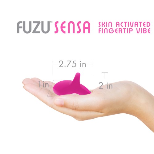 Fuzu Sensa Rechargeable Skin-Activated Fingertip Vibe Pink