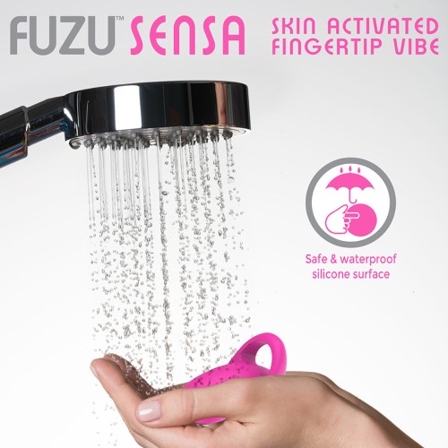 Fuzu Sensa Rechargeable Skin-Activated Fingertip Vibe Pink