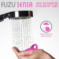 Fuzu Sensa Rechargeable Skin-Activated Fingertip Vibe Pink