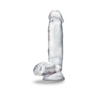 B Yours Diamond Gleam Dildo de 7 pulgadas con Testículos Transparente