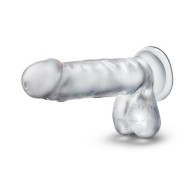 B Yours Diamond Gleam Dildo de 7 pulgadas con Testículos Transparente