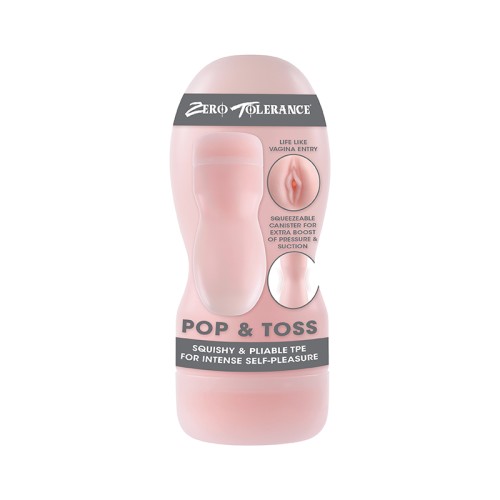 Stroker Squeezable Pop & Toss Zero Tolerance