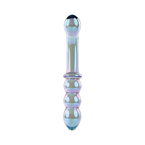 Gender X Lustrous Galaxy Wand - Dual-Ended Glass Dildo