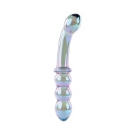 Gender X Lustrous Galaxy Wand - Dual-Ended Glass Dildo