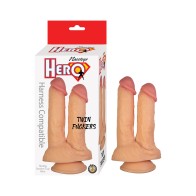 Hero Twin Fuckers Double-Ended Dildo