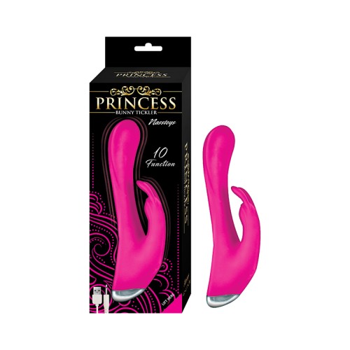 Princess Bunny Tickler Dual Stimulator Pink