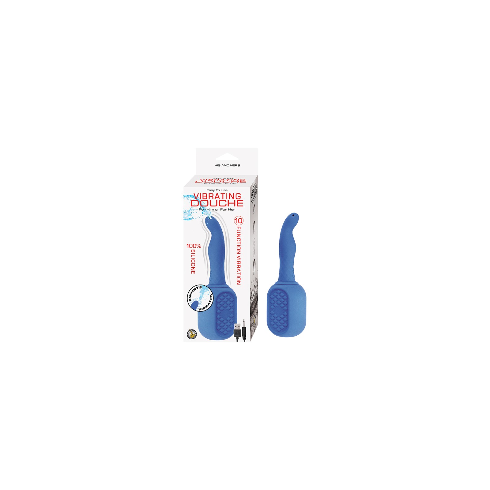 Nasstoys Vibrating Douche Rechargeable Silicone