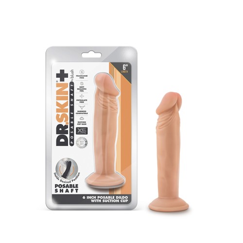 Dildo Posable Dr. Skin Plus de 6 in.