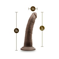 Dildo Realista Posable Dr. Skin Plus de 7 in. Triple Densidad