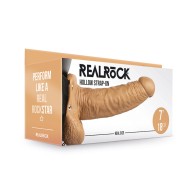 RealRock Realistic 7 in. Hollow Strap-On with Balls