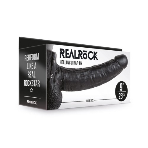 RealRock Hollow Strap-On Dildo with Balls