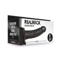 RealRock Hollow Strap-On Enhancer Black