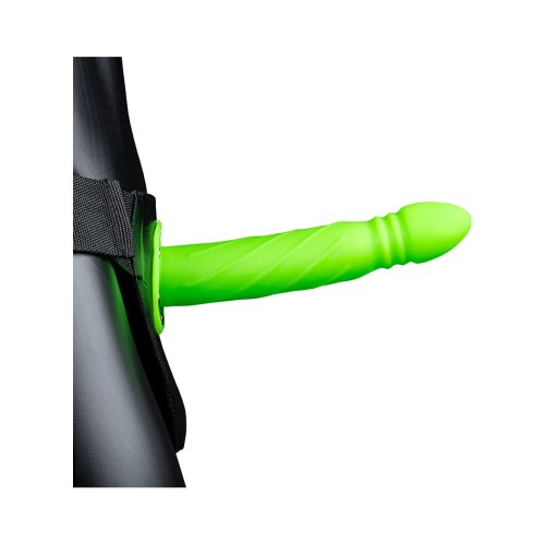 Ouch! Twisted Glow in the Dark Hollow Strap-On