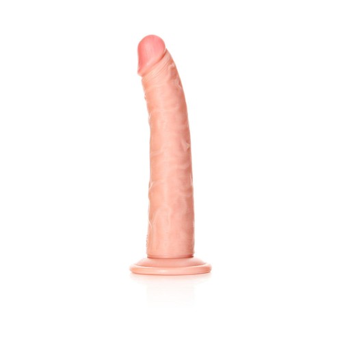 RealRock 8 inch Slim Dildo with Suction Cup for G-Spot Stimulation