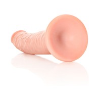 Dildo Slim de 8 Pulgadas RealRock con Ventosa para Estimulación del Punto G