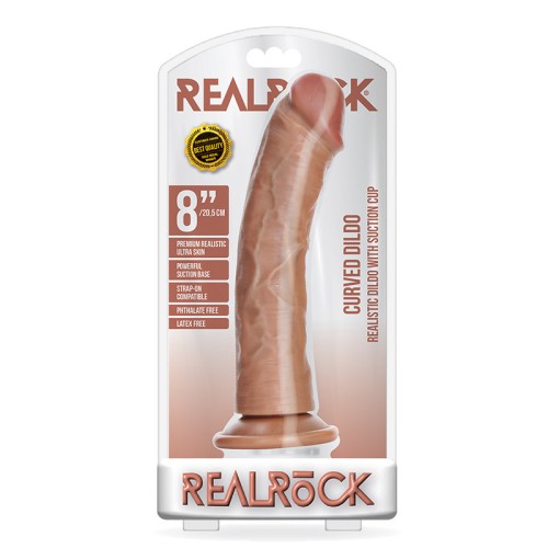 RealRock Realistic 8-Inch Curved Dildo