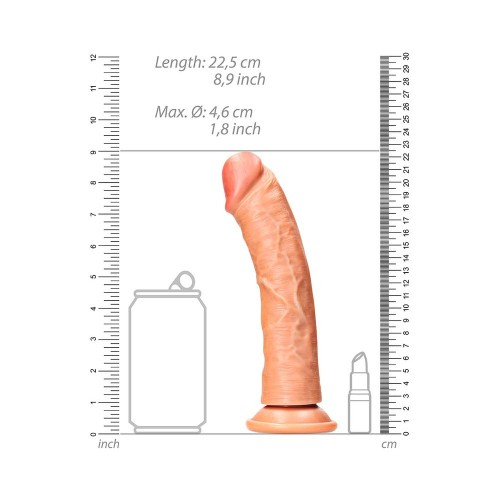 RealRock Realistic 8-Inch Curved Dildo